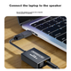 Внешняя звукова карта ZHENWEI USB/Type-C на оптический и 3.5 мм аудио для PS5 и ноутбука, 0.2 м (ZW-YPQ314) - изображение 4