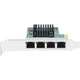 Мережева карта EB-LINK PCIe гігабітна на 4 порти для сервера - зображення 1