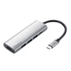 Док-станция расширения ThinkPad Lenovo Type-C, концентратор USB 3.0, адаптер USB-C на HDMI, быстрая зарядка PD, совместима с ноутбуками Apple и Huawei, док-станция расширения LC06-T - изображение 11