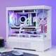 Корпус компьютерный Aigo Starry Sky White M-ATX с обзором 270 градусов, белый - изображение 9