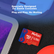 Высокоскоростная карта памяти Netac TF (MicroSD) 128 ГБ для консоли Nintendo Switch NS, процессора A1 U3 V30, разрешение 4K HD, совместима с видеорегистраторами и системами видеонаблюдения. - изображение 5