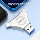 USB-накопитель IDiskk 512 ГБ, сертифицированный MFi, с разъемом Type-C для прямого подключения к компьютеру, большой объем памяти, подходит для Huawei, Android, Apple iPhone 15 и iPhone 16, флеш-накопитель для резервного копирования фотографий. - изображение 6