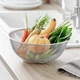 Набор Onlycook из нержавеющей стали 304: дуршлаг, корзина для промывки риса и миска, 24 см - изображение 5