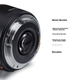 Объектив YONGNUO YN 50mm f/1.8 II для Canon полнокадровый портретный, черный - изображение 7
