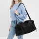 Спортивная сумка Lesko 604 Black для активного отдыха и занятий спортом с отделом для обуви и отделом для мокрых вещей - зображення 4