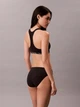 Набор трусиков слипов женских хлопковых Calvin Klein QP3367O-GPL(Sea Moss Multi) L 3 шт Зеленый/Черный/Бежевый (198629051074) - изображение 3
