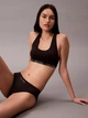 Набор трусиков слипов женских хлопковых Calvin Klein QP3367O-GPL(Sea Moss Multi) L 3 шт Зеленый/Черный/Бежевый (198629051074) - изображение 5