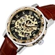 Жіночий механічний годинник Winner Naturale Skeleton Leather - изображение 1