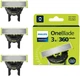 Сменное плавающее лезвие Philips OneBlade 360 QP430/50 3 шт (8710103997177) - изображение 1