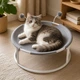 Гамак для котов лежанка для кошек кошачий гамак для отдыха Серый - изображение 4