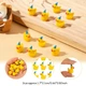 Утята пластиковые в стиле Happy Birthday (Тип3) 16x18mm комплект 50шт, Yellow - изображение 4