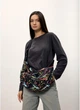 Жіноча сумка Sambag HOBO Dolly з принтом «ABSTRACT» стильна повсякденна шкіряна сумочка 51906 - зображення 1