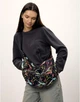 Жіноча сумка Sambag HOBO Dolly з принтом «ABSTRACT» стильна повсякденна шкіряна сумочка 51906 - зображення 12