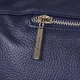 Женская кожаная сумка de esse синяя из натуральной кожи вместительная через плечо кроссбоди с регулируемым ремнем 70542 - изображение 5