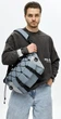 Чоловіча сумка-бананка через плече для ноутбука Sambag Urban Pro блакитна міська 61057 - зображення 2