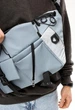 Чоловіча сумка-бананка через плече для ноутбука Sambag Urban Pro блакитна міська 61057 - зображення 7
