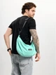 Мужская сумка Sambag HOBO Bag-glove мятная через плечо вместительная с утепленными карманами 62284 - изображение 2