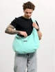 Мужская сумка Sambag HOBO WEAVE мятная через плечо вместительная для ноутбука 15.6 дюйма городская 62290 - изображение 6