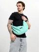 Мужская сумка Sambag HOBO Bag-glove мятная через плечо вместительная с утепленными карманами 62284 - изображение 11
