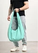 Мужская сумка Sambag HOBO WEAVE мятная через плечо вместительная для ноутбука 15.6 дюйма городская 62290 - изображение 7