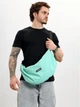 Мужская сумка Sambag HOBO Bag-glove мятная через плечо вместительная с утепленными карманами 62284 - изображение 13