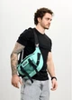 Мужская поясная сумка бананка Sambag DynamicDart мятная большая вместительная водоотталкивающая 62282 - изображение 2