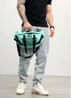 Мужская поясная сумка бананка Sambag DynamicDart мятная большая вместительная водоотталкивающая 62282 - изображение 4