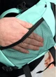 Мужская поясная сумка бананка Sambag DynamicDart мятная большая вместительная водоотталкивающая 62282 - изображение 8