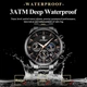 Чоловічий годинник Poedagar West Black - изображение 5