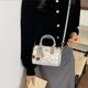 Жіноча сумка біла Coach Micro Rowan Satchel Crossbody Bag with Cherry Charm. сумка коач з фірмовим візерунком C - зображення 5