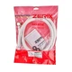 Шланг для газа ZZERIX rix ZHG-01-FF1/2"-120 ПВХ белый 1/2"ГГ 120 см (ZX6159) - изображение 2