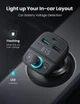 АЗП з Bluetooth FM-трансмітером UGREEN CD229 FM&Bluetooth Transmitter&Car Charger + TF Slot Black (KST-UGR-80910) - зображення 5