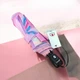 Жіноча парасоля складна Антивітер Doppler принт Pink feathers - зображення 3
