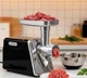 Электрическая мясорубка Hoffmans HM-280 2000 Вт с реверсом, 3 решетками и насадкой для колбас - изображение 9