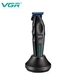 Триммер для стрижки волос аккумуляторный VGR V-887T BLACK, 3 насадки, 9000RPM, LED-дисплей - изображение 2