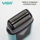 Электробритва VGR V-035S, шейвер, тройное лезвие, Vector Motor 8000–10000 RPM, LED-дисплей - изображение 5