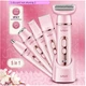 Эпилятор аккумуляторный VGR 5 в 1 V-763 PINK, 5 насадок, 2 скорости, влагозащита - изображение 8