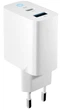 Ładowarka sieciowa Forever GaN PD QC TC-06-33AC 1x USB-C 1x USB 33W White (5900495088666) - obraz 3
