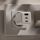 Ładowarka sieciowa Forever GaN PD QC TC-08-65ACC 2x USB-C 1x USB 65W White (5900495621818) - obraz 4