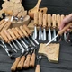 Набір кованих стамесок 30 шт. STRYI Profi для різьблення по дереву STRYI Profi, арт. 7530001 - зображення 7
