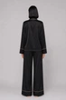 Жіноча піжама з італійського шовку BOBRAND "Premium Black" - 2XL - изображение 4