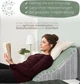 Ортопедична подушка для читання та відпочинку з піною Memory Foam - зображення 4
