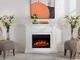 Каминокомплект ArtiFlame Toscana AF23S белый с эффектом живого огня со звуком и обогревом - изображение 8