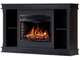 ТВ тумба с камином ArtiFlame Brittany AF25 венге 3D эффект живого пламени и тления поленьев со звуком и обогревом - изображение 3