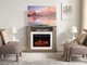 Каминокомплект ArtiFlame For Living AF23S дуб серый эффект живого пламени со звуком и обогревом - изображение 9