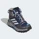 Детские ботинки TERREX AX4R CW+ MID MCFT K adidas KJ6518 (35.5 EUR) синий (4068818345597) - изображение 5
