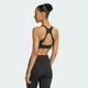 Бра Optime Workout 3-Stripes Medium Support adidas JX5006 (XS) черный (4068822422765) - изображение 2