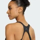 Бра Optime Workout 3-Stripes Medium Support adidas JX5006 (XS) черный (4068822422765) - изображение 4