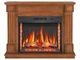 Каминокомплект ArtiFlame Boston AF28S дуб 3D эффект живого пламени и тления поленьев со звуком и обогревом - изображение 1