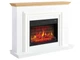 Каминокомплект ArtiFlame Marbelya AF23BS белый эффект живого пламени со звуком и обогревом - изображение 2